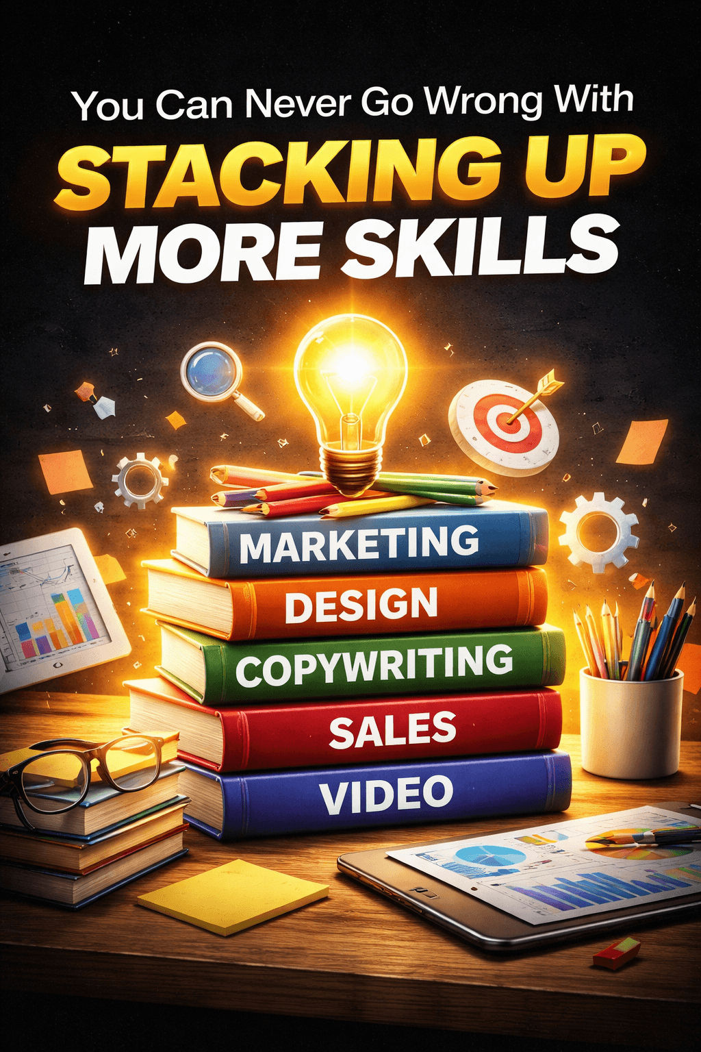 Stacking the right skills compounds your value over time—helping you create opportunities, earn more, and stand out in any field.