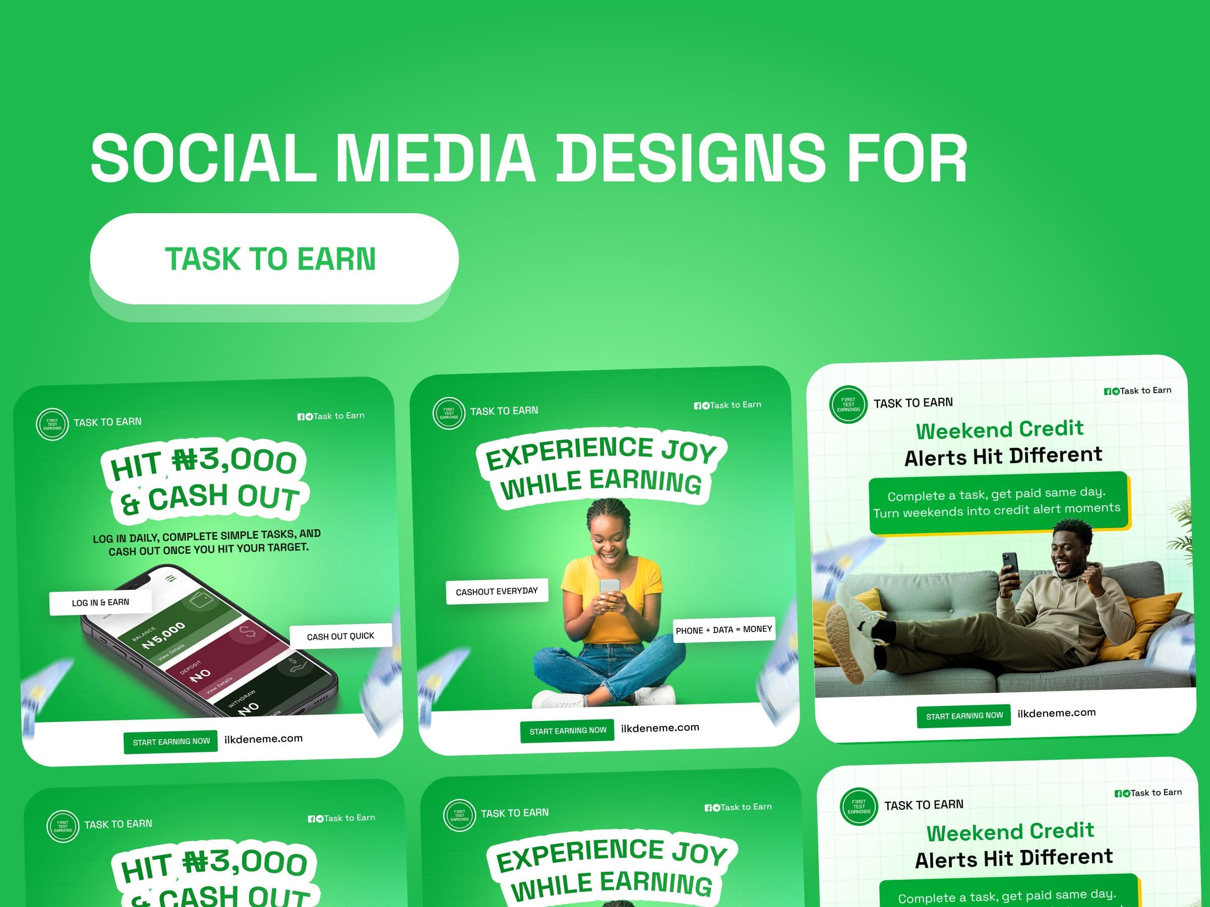 Task to Earn— Marketing Designs